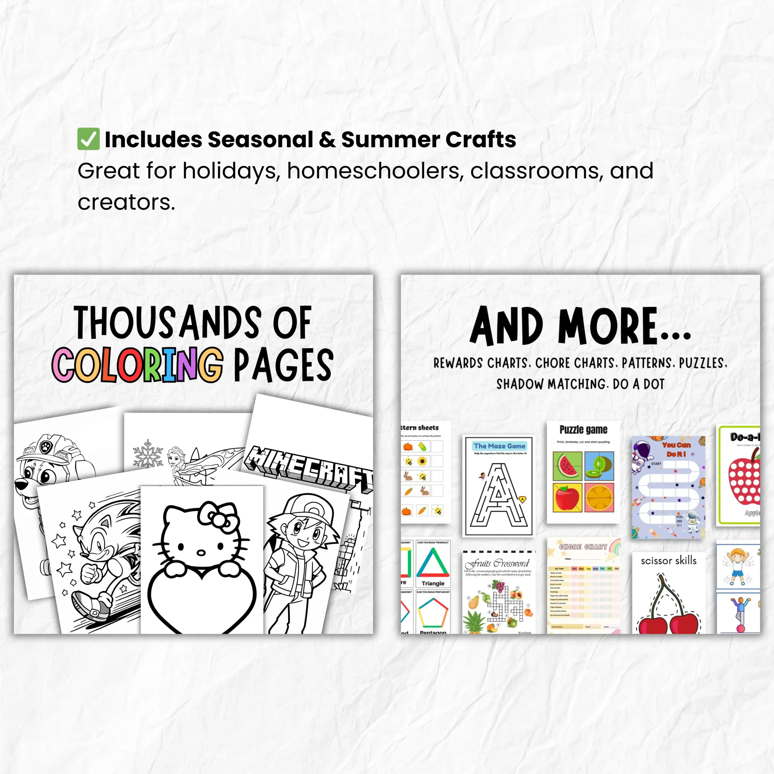 15,000+ NO-PREP Educational Printables with PLR & MRR | Lifetime Access & Monthly Update 8 listing7 scaled